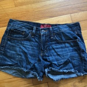 Lucky brand cutoff jean shorts